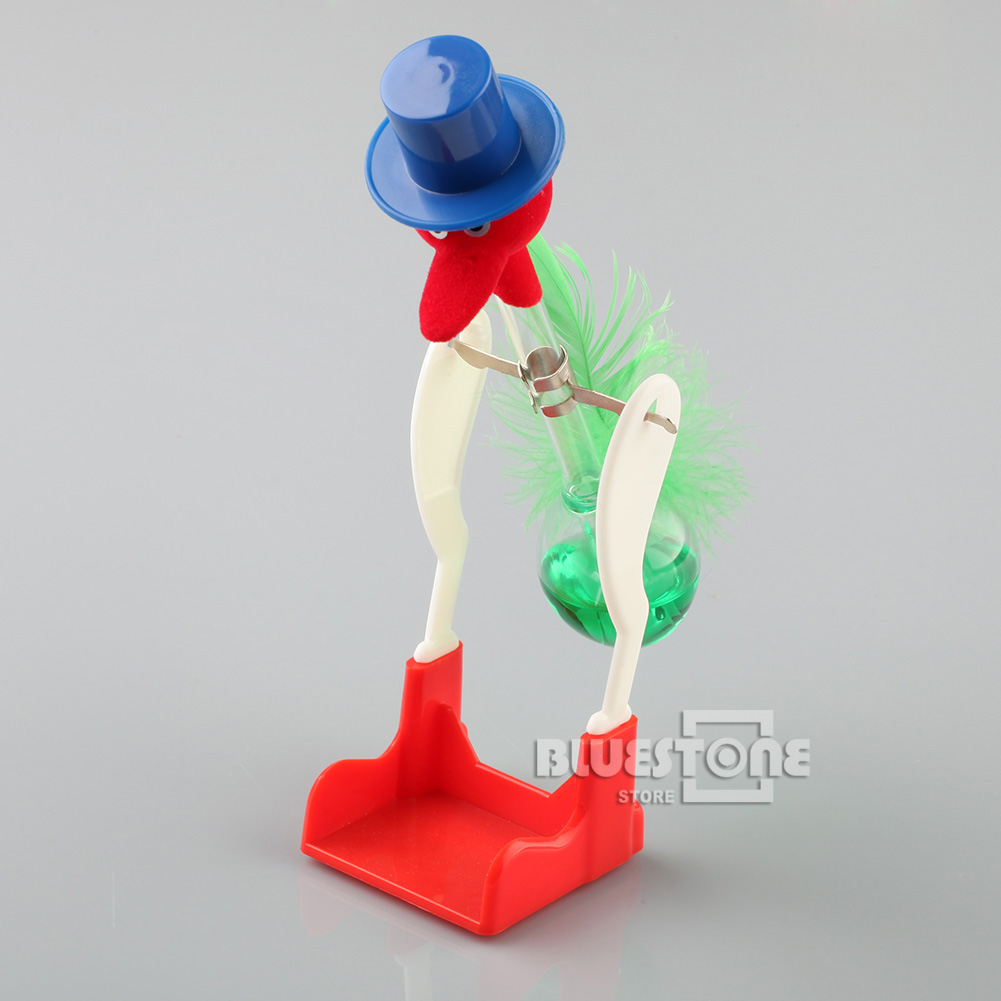 Retro Glass Drinking Bird Bobbing Dipping Dippy Einstein Duck Toy Ebay 3280